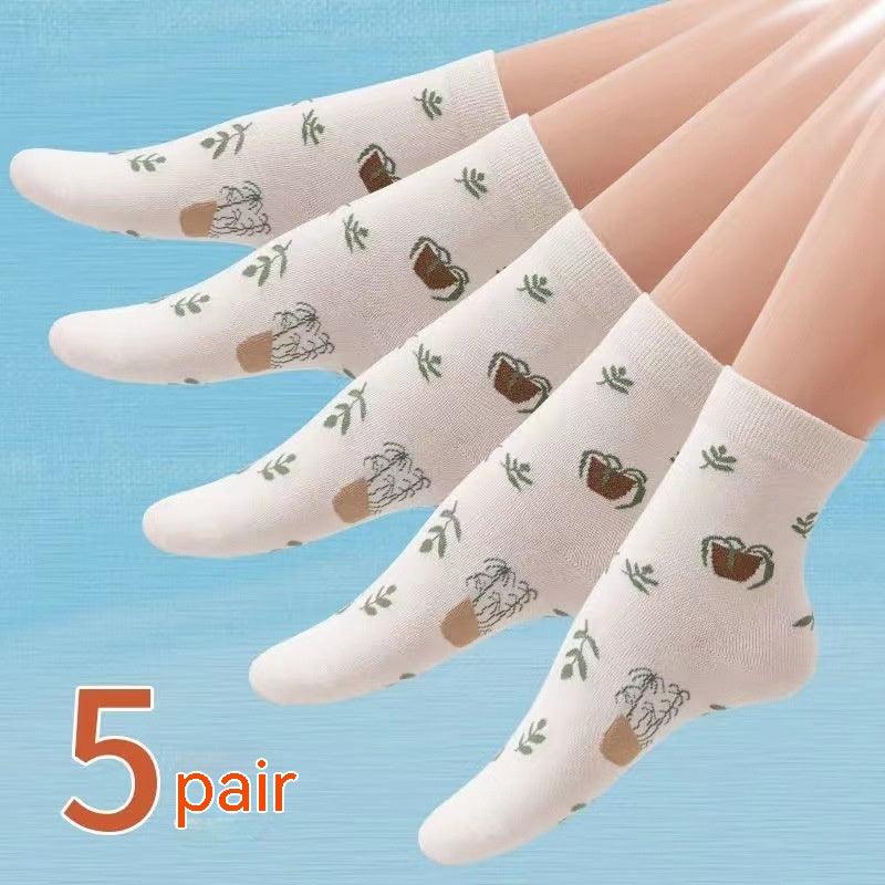 Men's And Women's Fashion Middle Warm Wear-resistant Sweat-absorbent Breathable Cotton Socks - Nioor