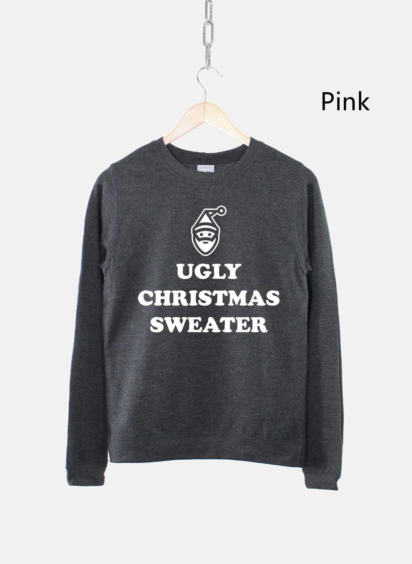 Women's Ugly Christmas Sweater Sweatshirt Bah Humbug Funny - Nioor