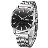 Men's Fashion Waterproof Calendar Function Quartz Watch - Nioor