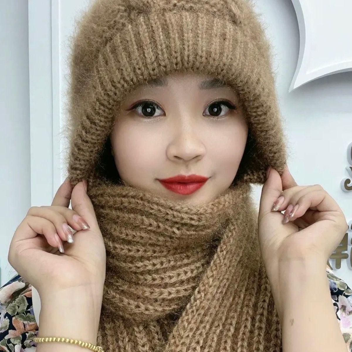 Autumn And Winter New Squirrel Woolen Yarn Braided Hat - Nioor