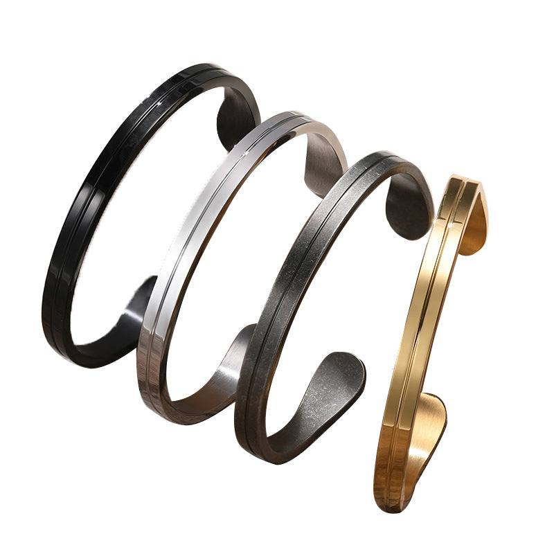 Fashion Trendy Titanium Steel Bracelet For Men And Women