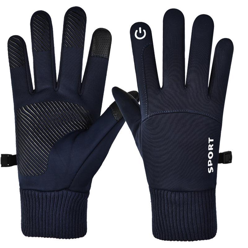Men's Cycling Touchscreen Fleece Driving Gloves - Nioor