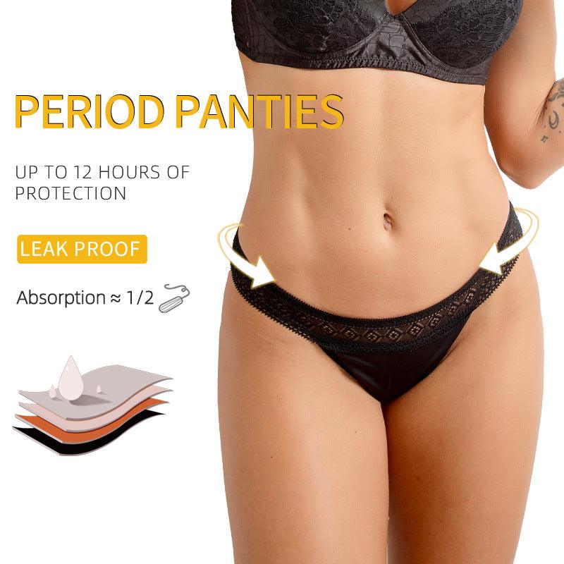 Four-layer Lace Instant Suction Leak-proof Menstrual Period Panties - Nioor