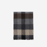 Wool Scarf Winter Popular Women's Men's Thickening Minimalist Plaid - Nioor