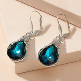 Water Drop Ear Buckle Atmospheric Retro Water Drop Earring Ear Jewelry - Nioor