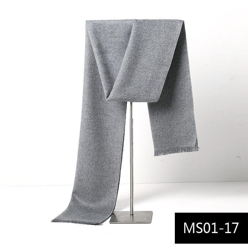 Men's Autumn And Winter Cashmere Warm Scarf - Nioor