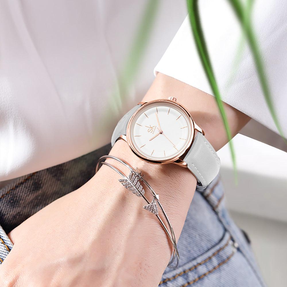 Fashion Trend Belt Students Waterproof Quartz Women's Watches - Nioor