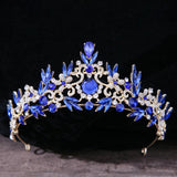 Bridal Headdress Rhinestone Mitzvah Crown - Nioor