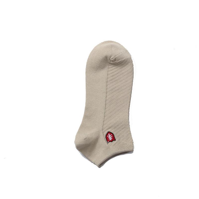 Healthy Antibacterial Embroidered Boat Socks - Nioor