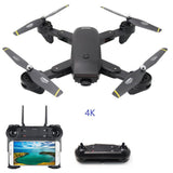 Drone Folding Dual Camera Aircraft DM107S Optical Flow Positioning 4K HD Aerial Photography Drone - Nioor