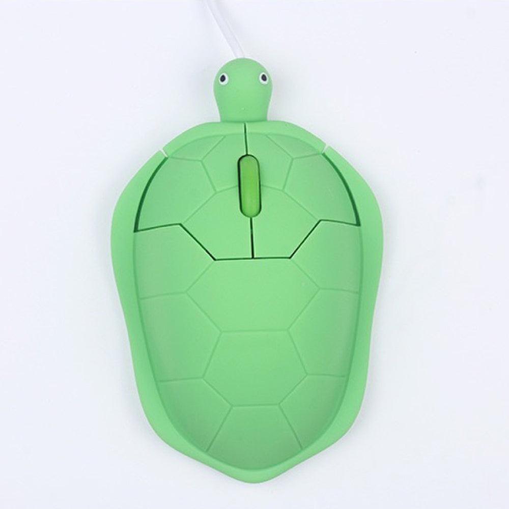 Cross-border E-commerce Wired Turtle Mouse, Animal Mouse, Rose Gold Mouse, H-L021 Green Turtle Mouse - Nioor