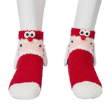 Mid Tube Christmas Couple Socks - Nioor