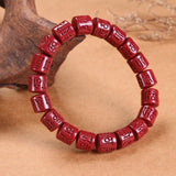 Cinnabar Six Characters Mantra Bracelet