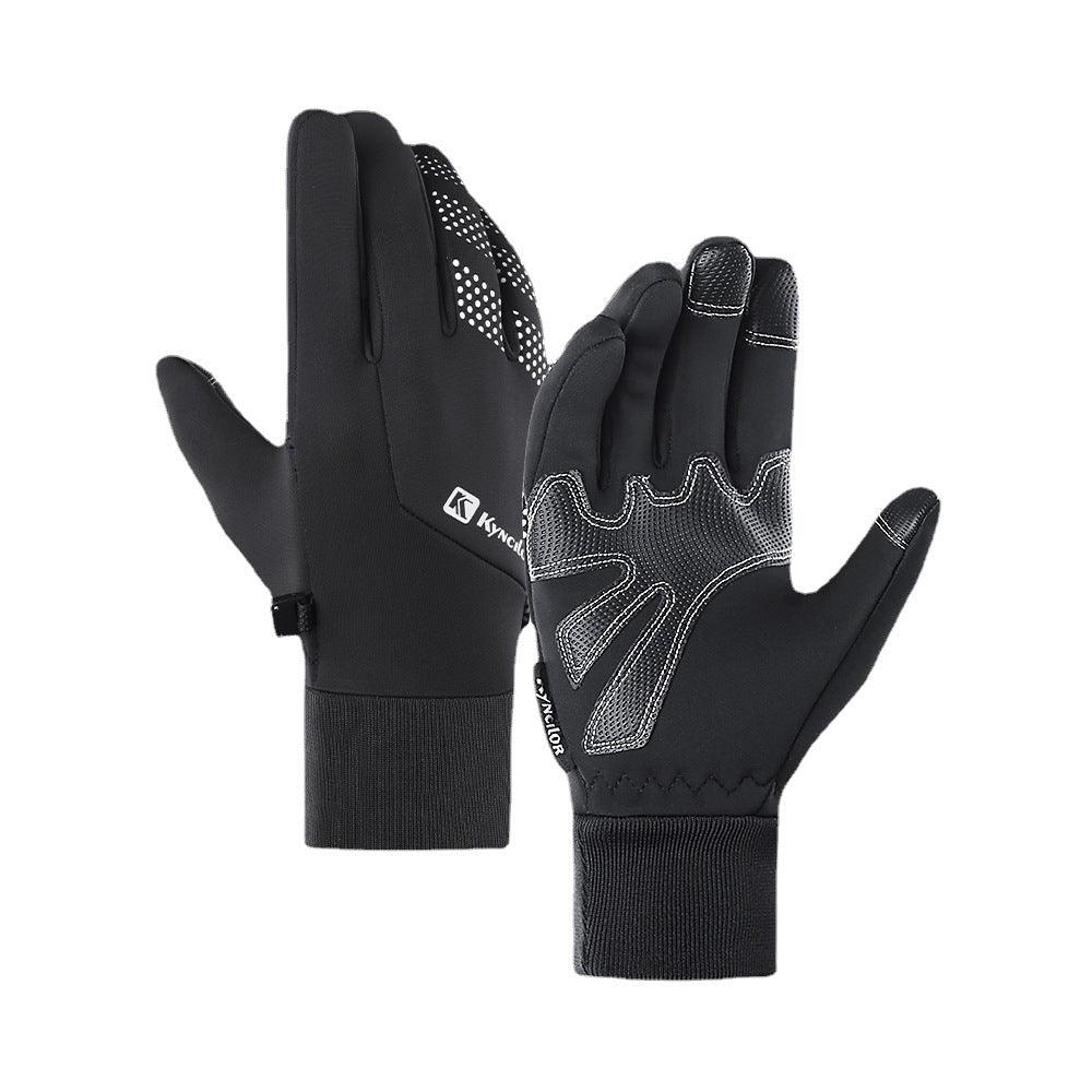 Outdoor Autumn And Winter Men's Warm Riding Gloves Touch Screen Wind-proof - Nioor