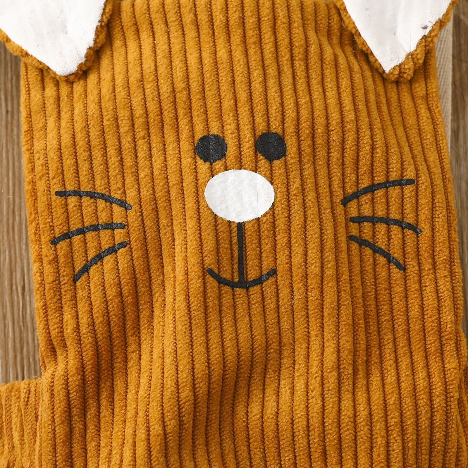 Boys And Girls Baby Corduroy Small Rabbit Backstrap Triangle Ha Clothing