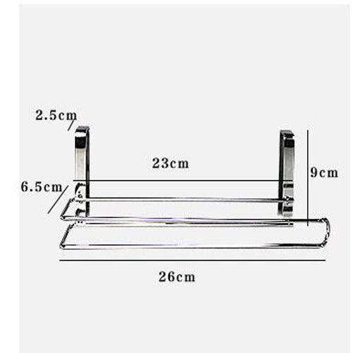 Cabinet door back hanging paper towel rack - Nioor