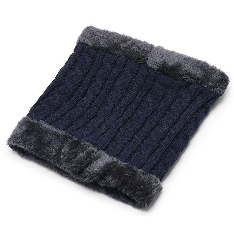 Men's Fashion Knitted Padded Warm Scarf - Nioor