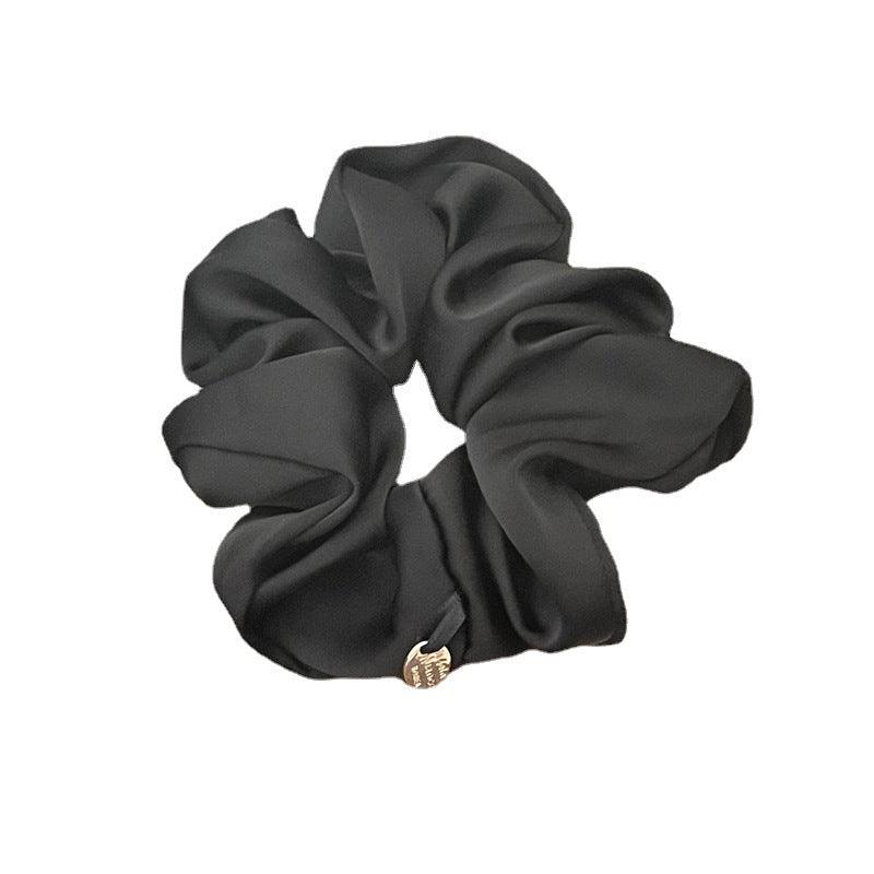 Simple High-quality Satin Large Intestine Hair Ring - Nioor