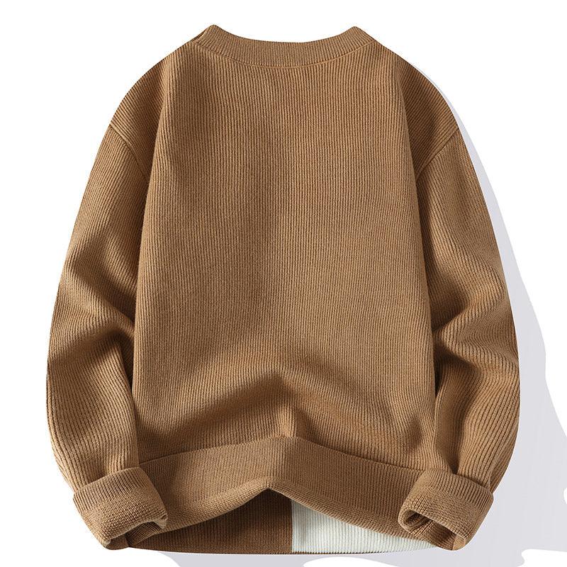 Trend Round Neck Multicolor Sweaters - Nioor