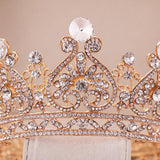 Heart-shaped Rhinestone Big European And American Princess Crown Hair Accessories - Nioor