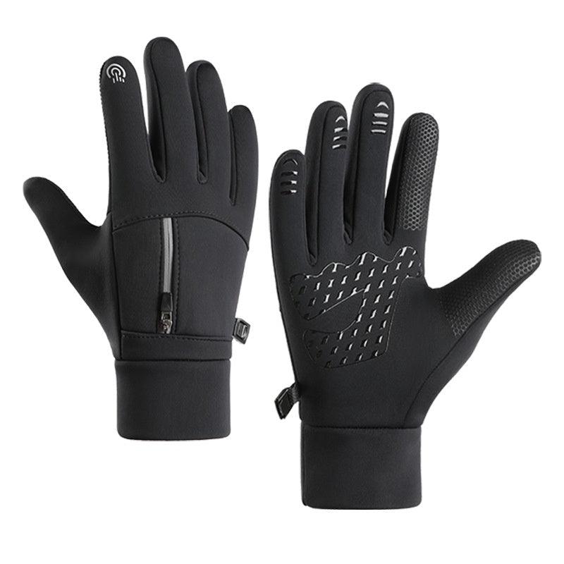 Outdoor Waterproof Velvet Warm Cycling Gloves - Nioor