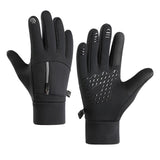 Outdoor Waterproof Velvet Warm Cycling Gloves - Nioor