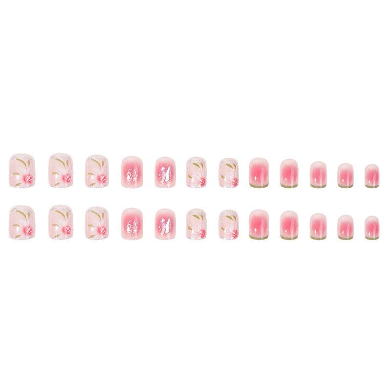 Camellia Smudge Nail Nail Patch - Nioor