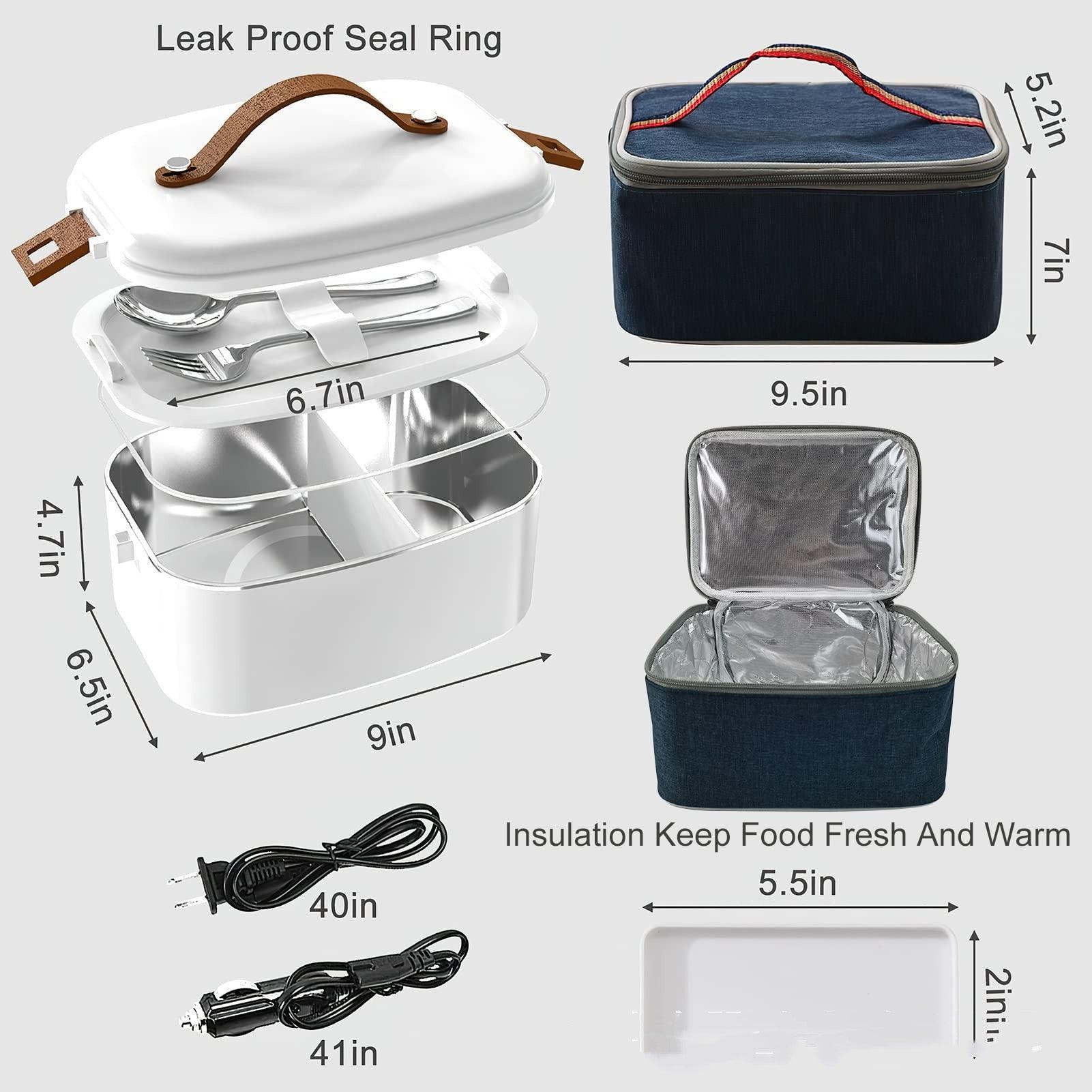 Car Mounted Household Stainless Steel Heating Lunch Box - Nioor