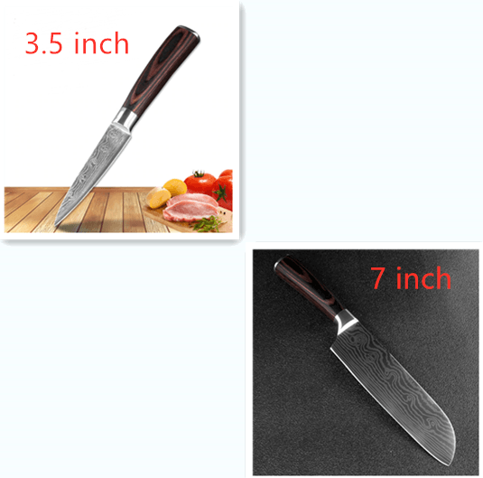 Carpenter's Special Set 6-piece Set 8-piece Set Knife Chef Knife Kitchen Knife Cooking - Nioor