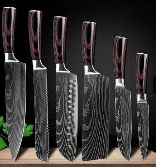 Carpenter's Special Set 6-piece Set 8-piece Set Knife Chef Knife Kitchen Knife Cooking - Nioor