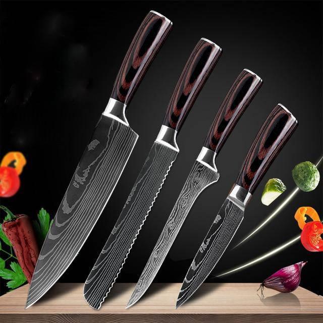 Carpenter's Special Set 6-piece Set 8-piece Set Knife Chef Knife Kitchen Knife Cooking - Nioor