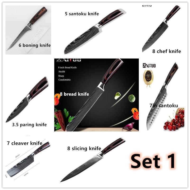 Carpenter's Special Set 6-piece Set 8-piece Set Knife Chef Knife Kitchen Knife Cooking - Nioor