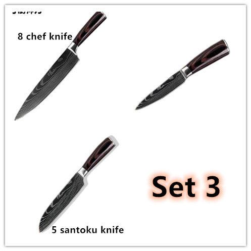 Carpenter's Special Set 6-piece Set 8-piece Set Knife Chef Knife Kitchen Knife Cooking - Nioor