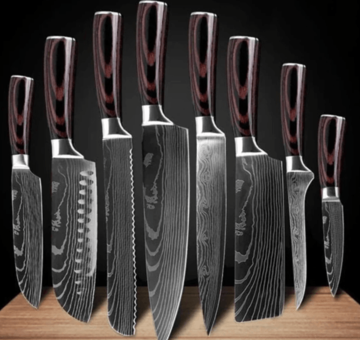 Carpenter's Special Set 6-piece Set 8-piece Set Knife Chef Knife Kitchen Knife Cooking - Nioor