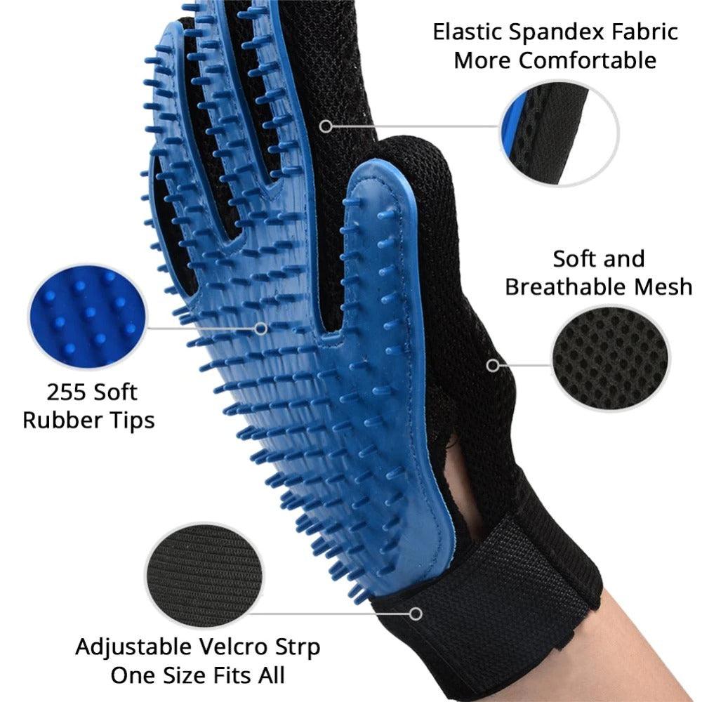 Cat Grooming Glove For Cats Wool Glove Pet Hair Deshedding Brush Comb Glove For Pet Dog Cleaning Massage Glove For Animal Sale - Nioor