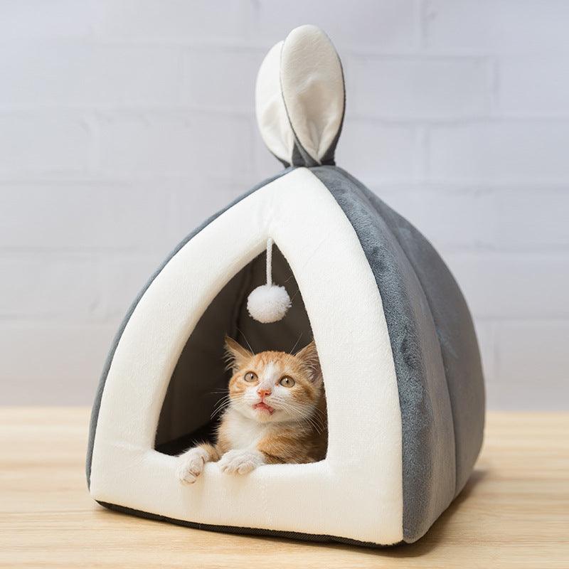 Cat House Cat House Villa Cat Bed Small Dog Kennel - Nioor