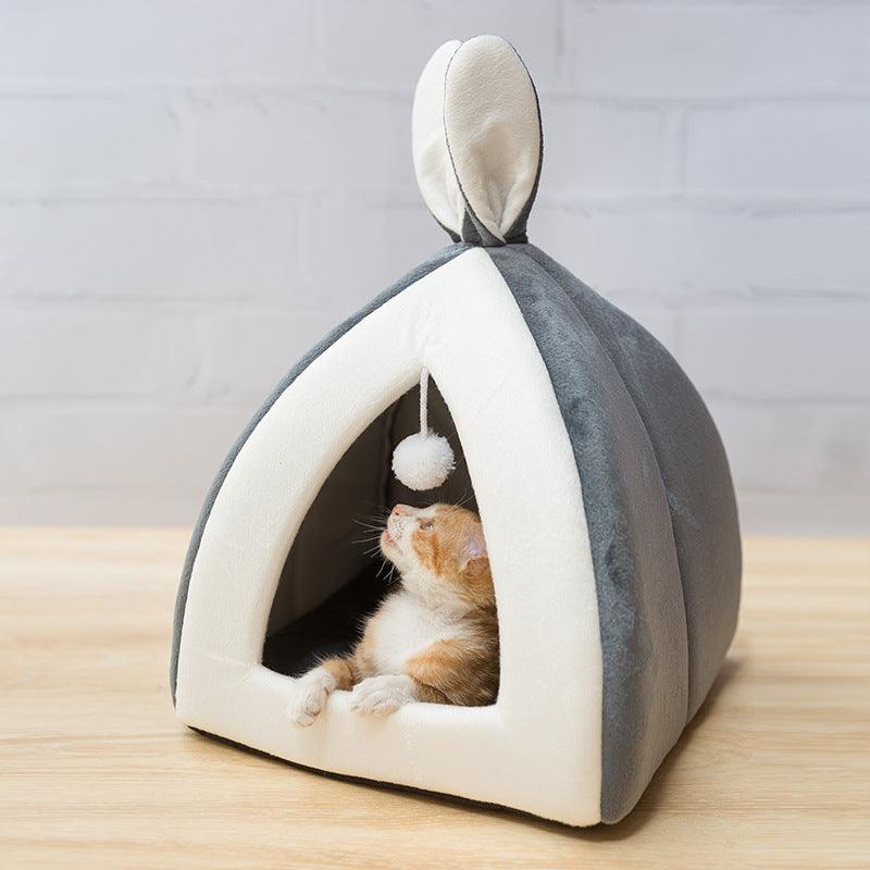 Cat House Cat House Villa Cat Bed Small Dog Kennel - Nioor