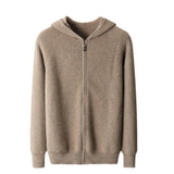 Wool Hooded Age-reducing Cashmere Loose Casual Sweater - Nioor