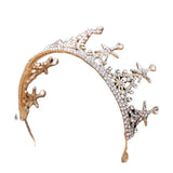 High-grade Alloy Luxury Atmosphere Bridal Crown Headdress - Nioor