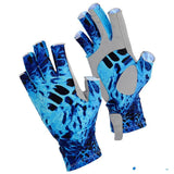 Fishing Gloves Exposed Five Fingers Breathable Non-slip Sunscreen Men - Nioor