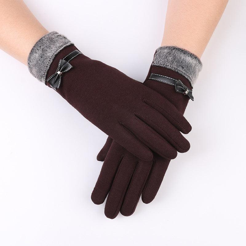 Women's Warm Winter Gloves With Non Down Touch Screen - Nioor