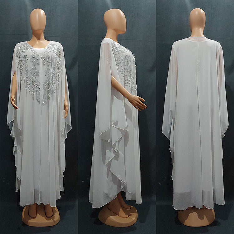 Muslim Robe Plus Size Women's European And American Long Dress New Gown