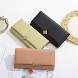 Women's Fashion Simple Multifunctional Tri-fold Wallet