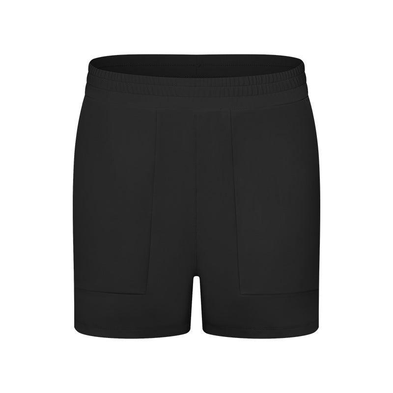 Fitness Elastic Waist Of Trousers Yoga Shorts - Nioor