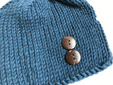 Sea Blue Blanket Hat Baby Photo Suit