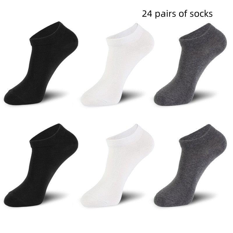 Socks Men's Spring And Autumn Socks Antibacterial Deodorant And Sweat-absorbing - Nioor