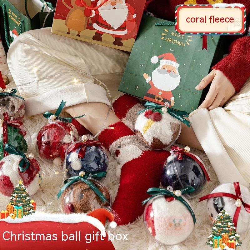 Christmas Decoration Acrylic Ball Boxed Christmas Socks - Nioor