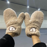 Cartoon Thickened Warm And Cold Gloves - Nioor