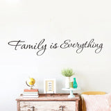 Family Is Everything English Motto Wall Stickers Family Removable Wall Stickers FX1077 - Nioor