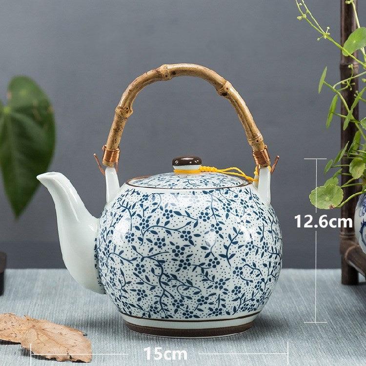 Ceramic Teapot With Strainer Large Handle Pot Single Pot Household - Nioor